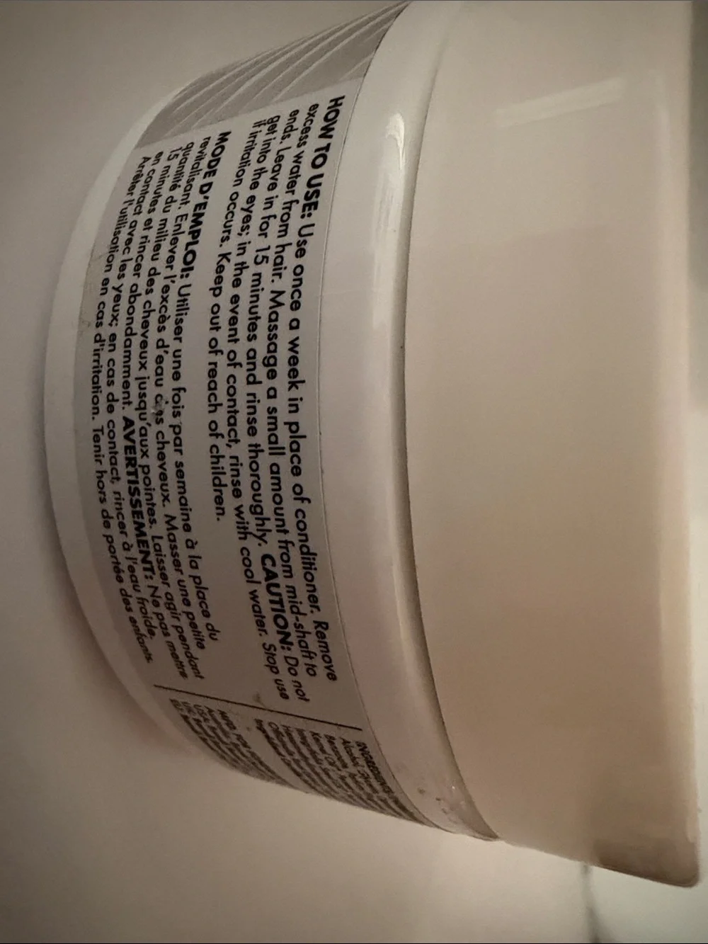 adidas White Anti-Frizz Hair Mask